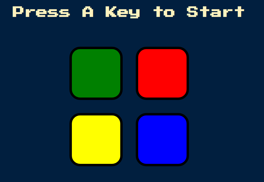 Play Simon Game GitHub project